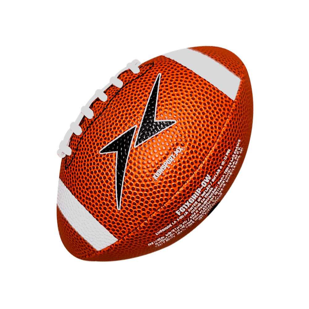 Balón de Flag Football Xion FG9XGRIP-OW Lateral Logo-min (1)